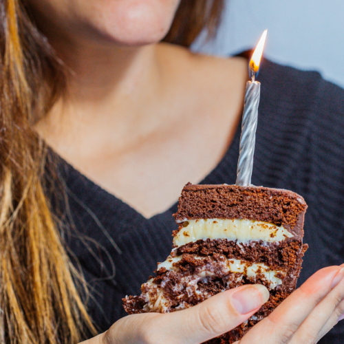 Bolo de aniversário.